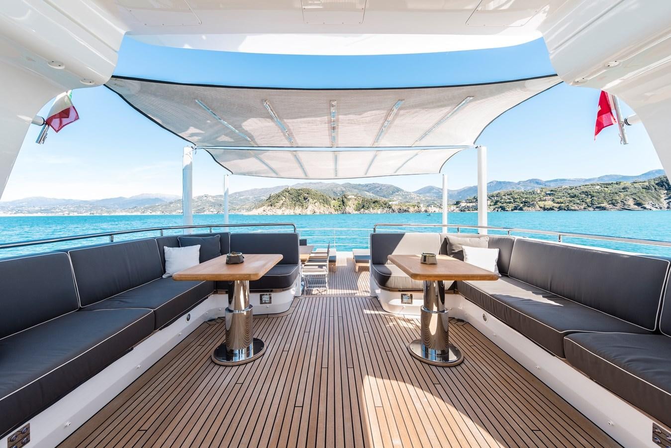 a boat on the water aboard ARCHIPELAGO Yacht for Sale