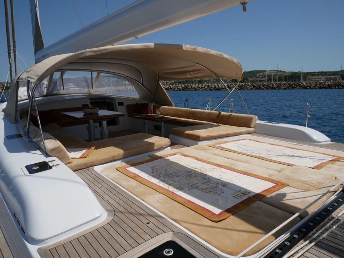 the inside of a boat aboard STARFALL Yacht for Sale