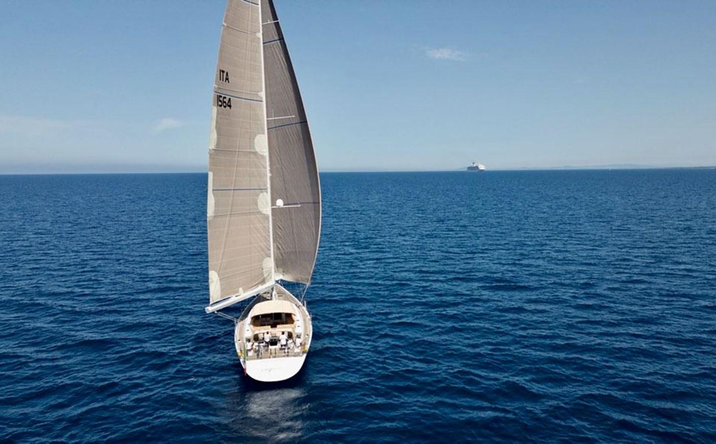a sailboat on the water aboard STARFALL Yacht for Sale