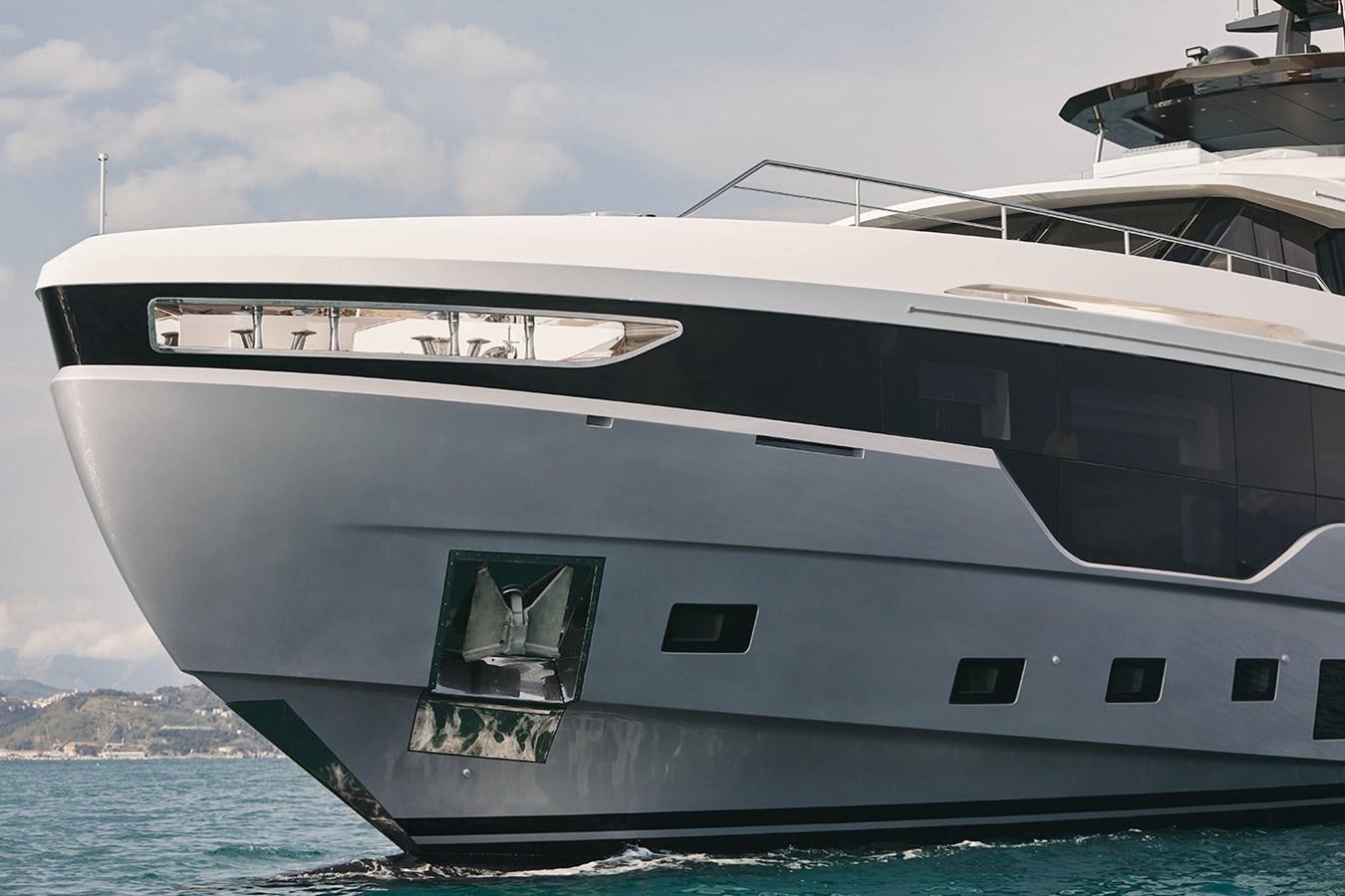 a boat on the water aboard AZIMUT GRANDE TRIDECK 38M Yacht for Sale