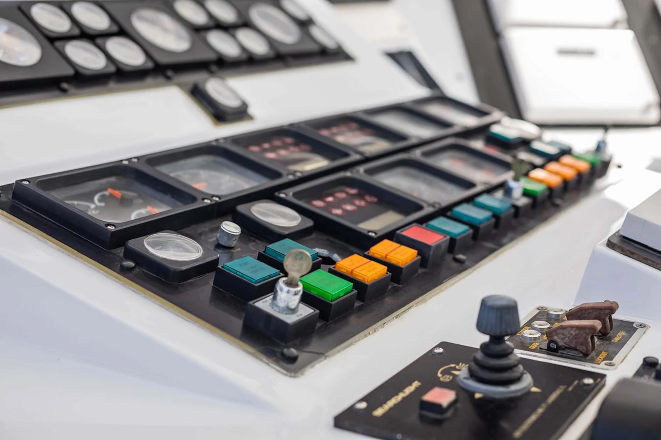 a circuit board with a circuit board aboard WILDE WHALE Yacht for Sale