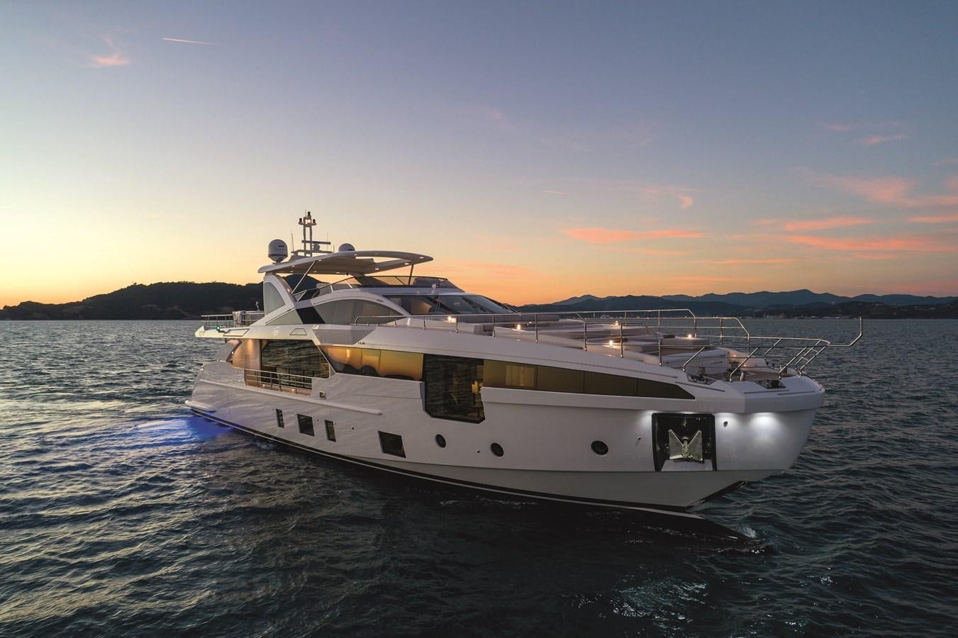 a boat on the water aboard LA MAMA Yacht for Sale