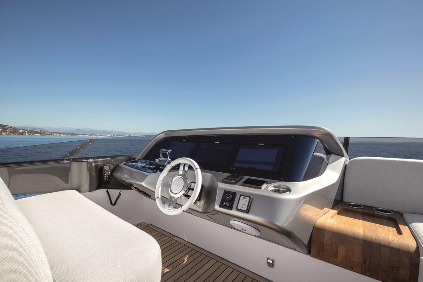the interior of a car aboard AZIMUT S10/20 Yacht for Sale