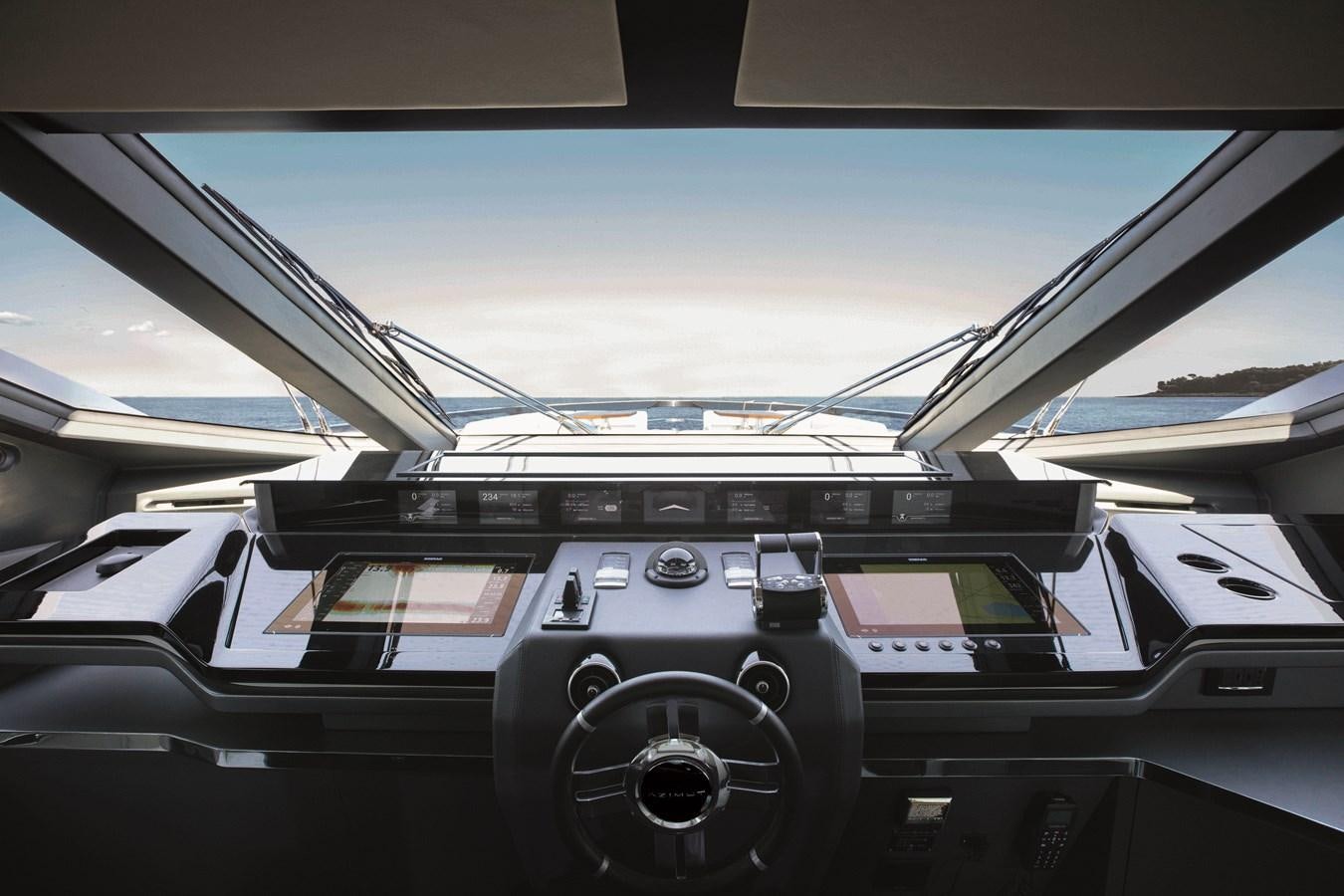 the inside of a vehicle aboard AZIMUT S10/20 Yacht for Sale