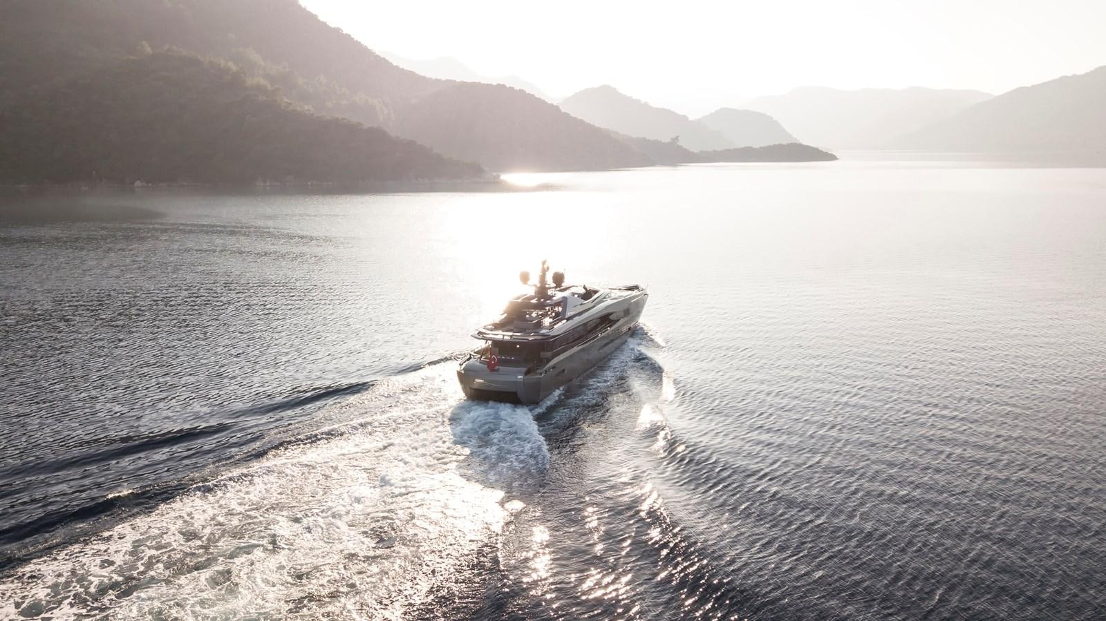 a boat on the water aboard FX Yacht for Sale