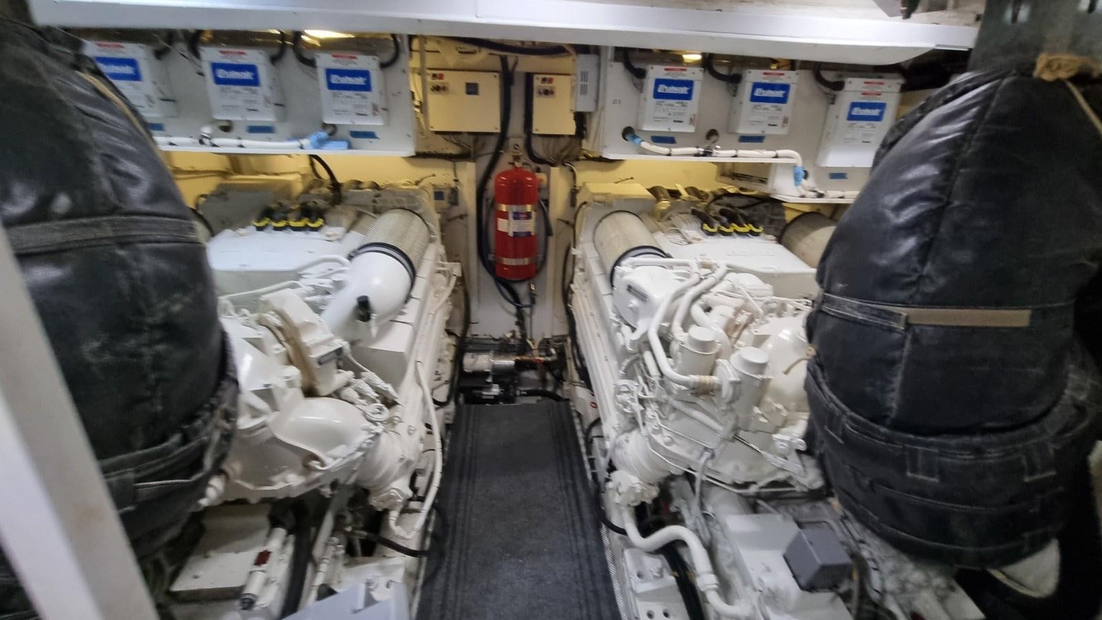 a group of military vehicles aboard SERENA Yacht for Sale