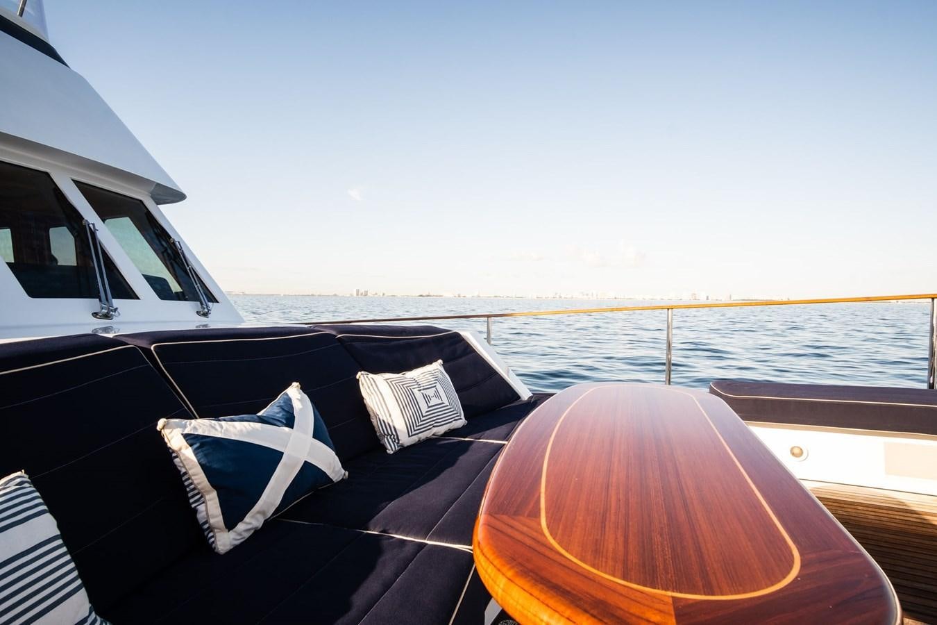 a boat on the water aboard FORTUNA Yacht for Sale