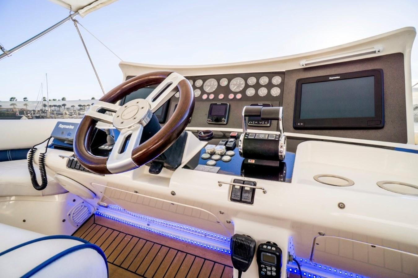 a cockpit of a plane aboard AVICCI Yacht for Sale