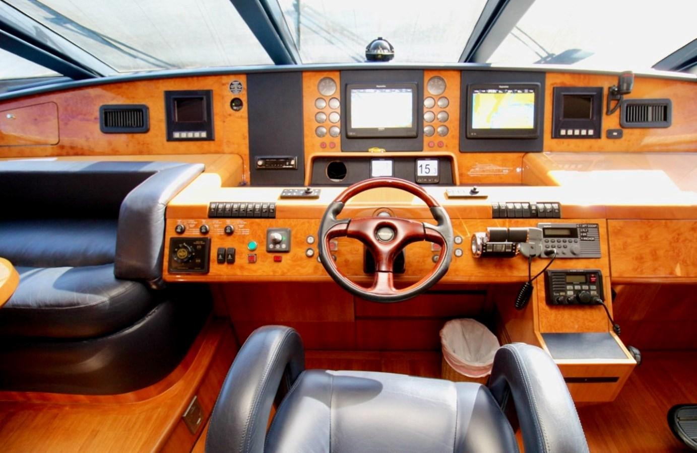 inside of a car aboard AVICCI Yacht for Sale