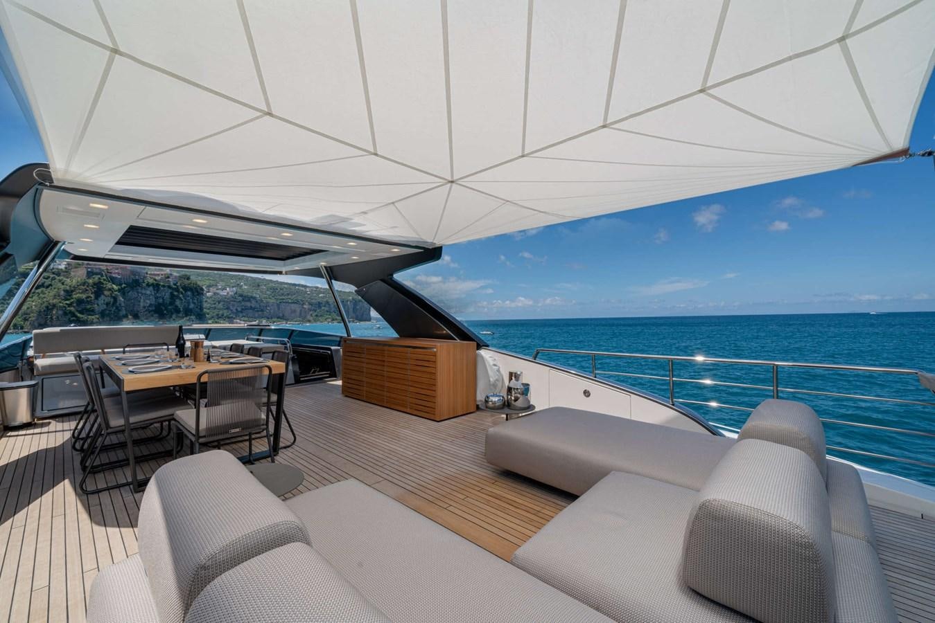 a boat on the water aboard LUCKY Yacht for Sale