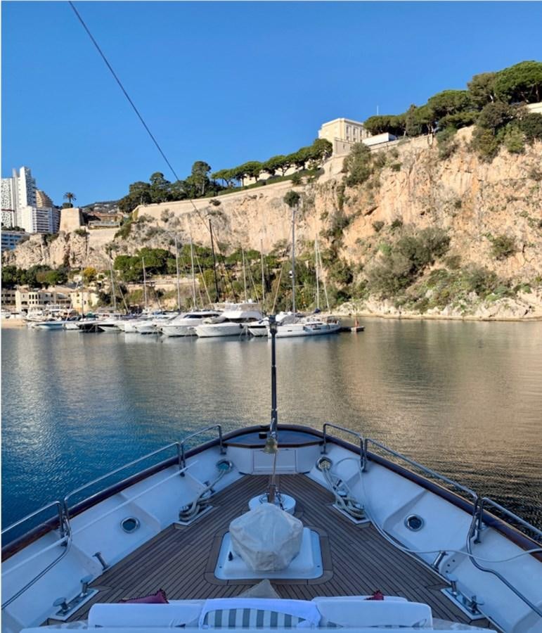 a boat on the water aboard BAHIRA II Yacht for Sale