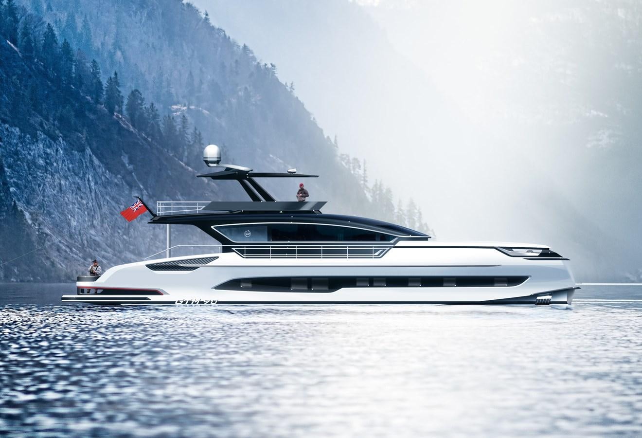 a yacht on the water aboard DYNAMIQ GTM 90 SPORTFISHER Yacht for Sale