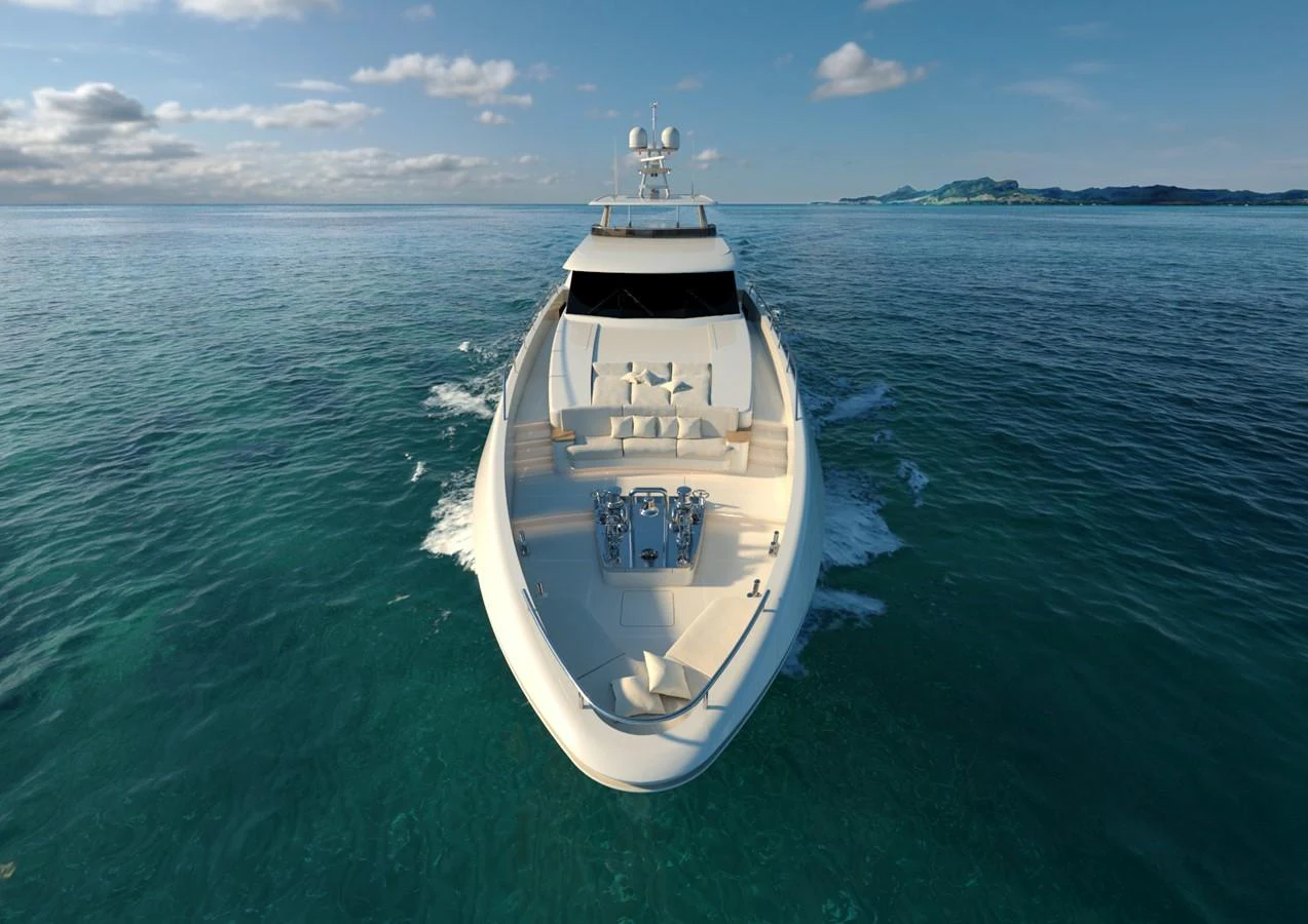 a boat in the water aboard BURGER 120 Yacht for Sale