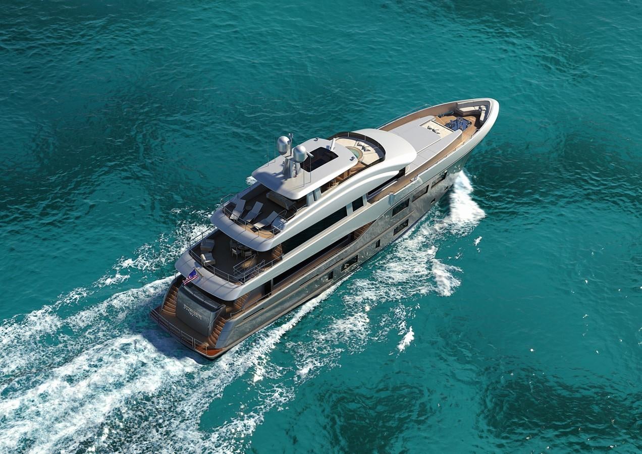 a boat in the water aboard BURGER 122 TRI-DECK Yacht for Sale
