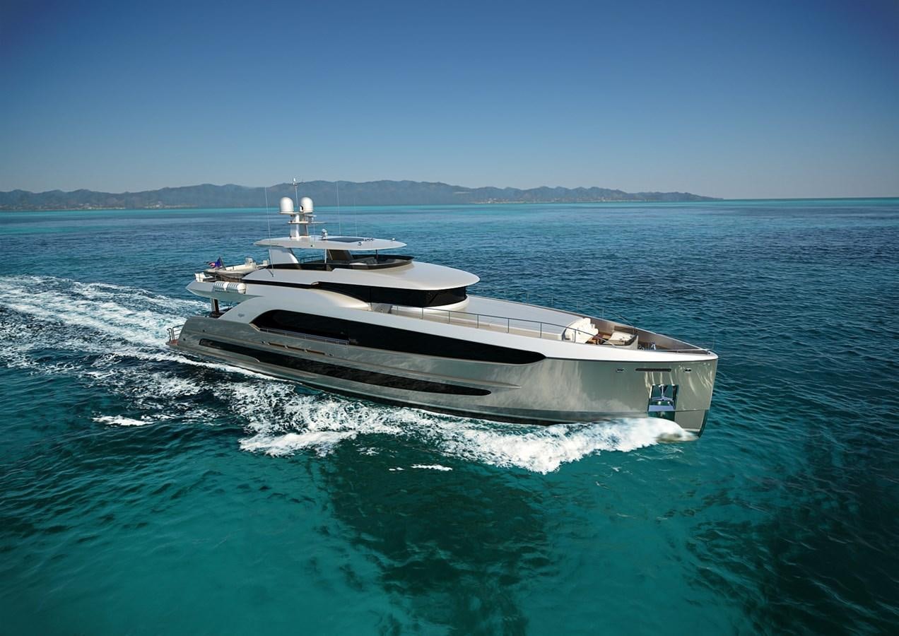 a boat on the water aboard BURGER 120 Yacht for Sale