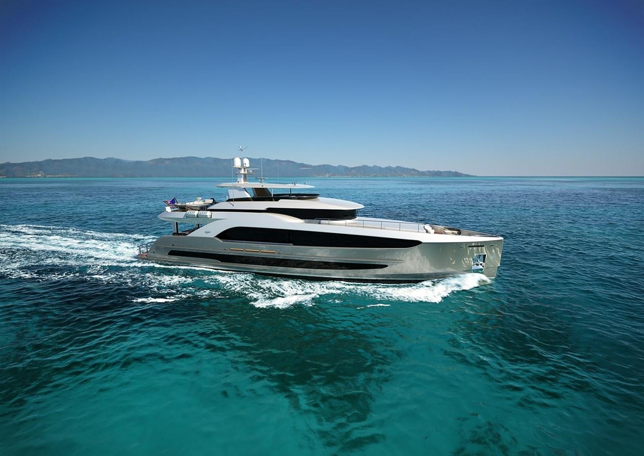a boat on the water aboard BURGER 120 Yacht for Sale