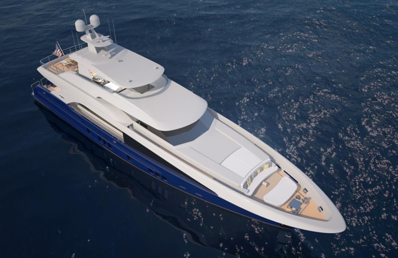 a white boat in the water aboard BURGER 122 RAISED PILOTHOUSE Yacht for Sale