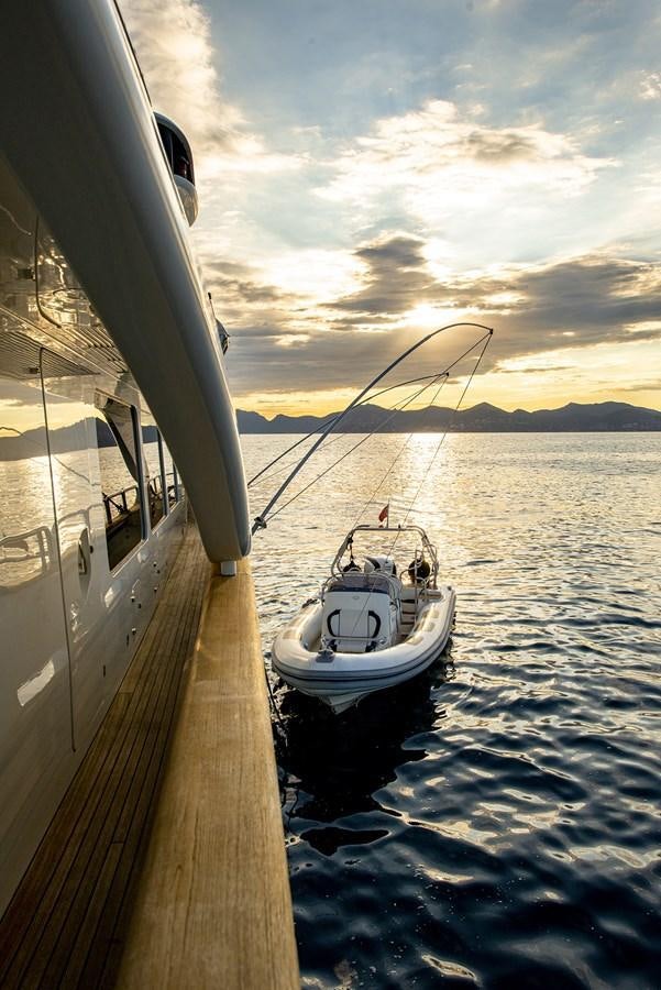 a boat on the water aboard NEW STAR Yacht for Sale