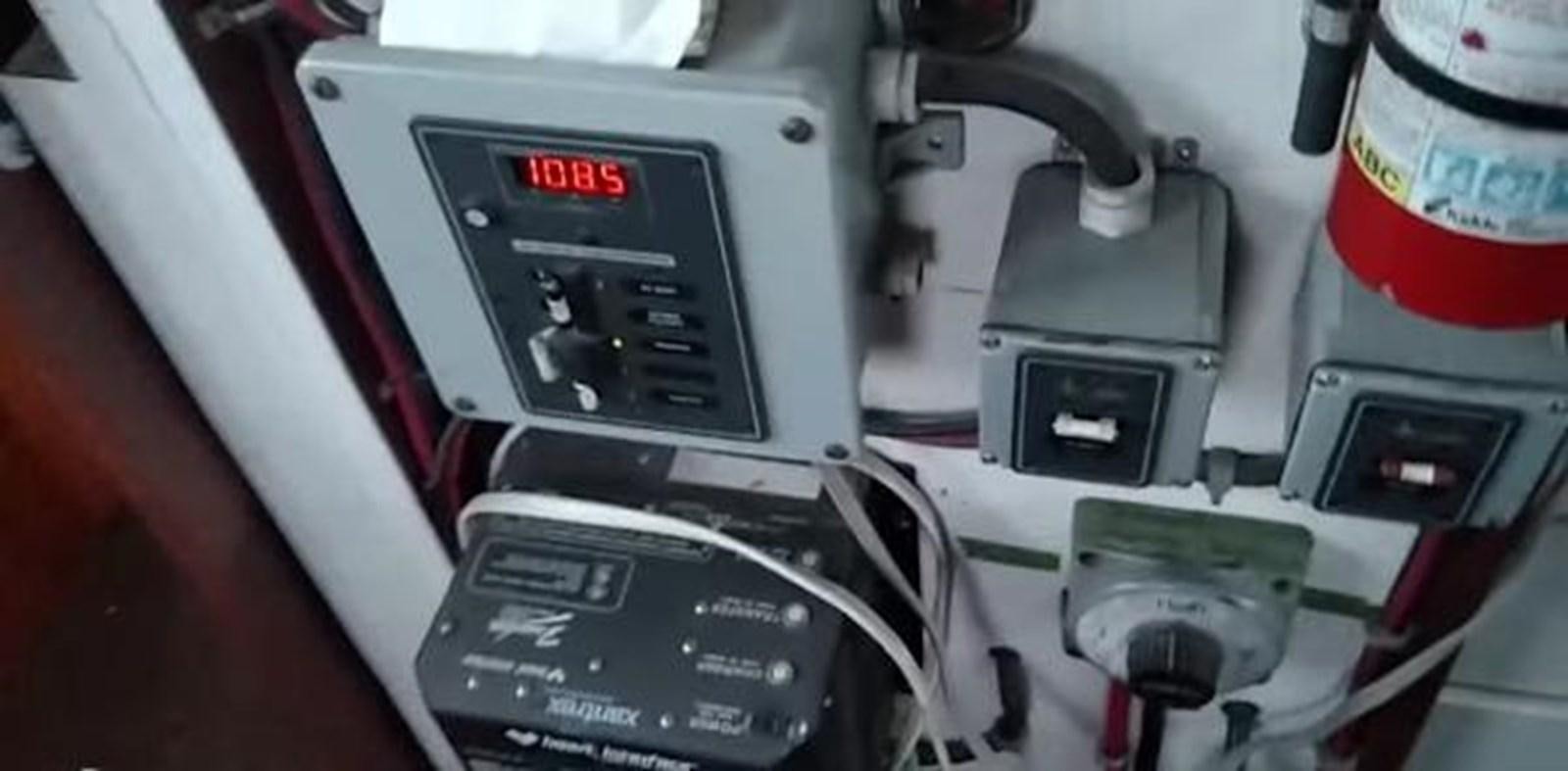 a close-up of a car aboard 1963 TRAWLER DE HASS NORTH SEA, WANDERBIRD  Yacht for Sale