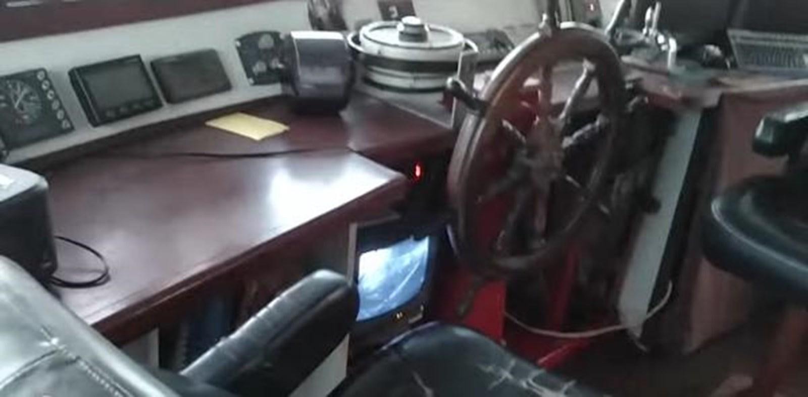 a close-up of a car aboard 1963 TRAWLER DE HASS NORTH SEA, WANDERBIRD  Yacht for Sale