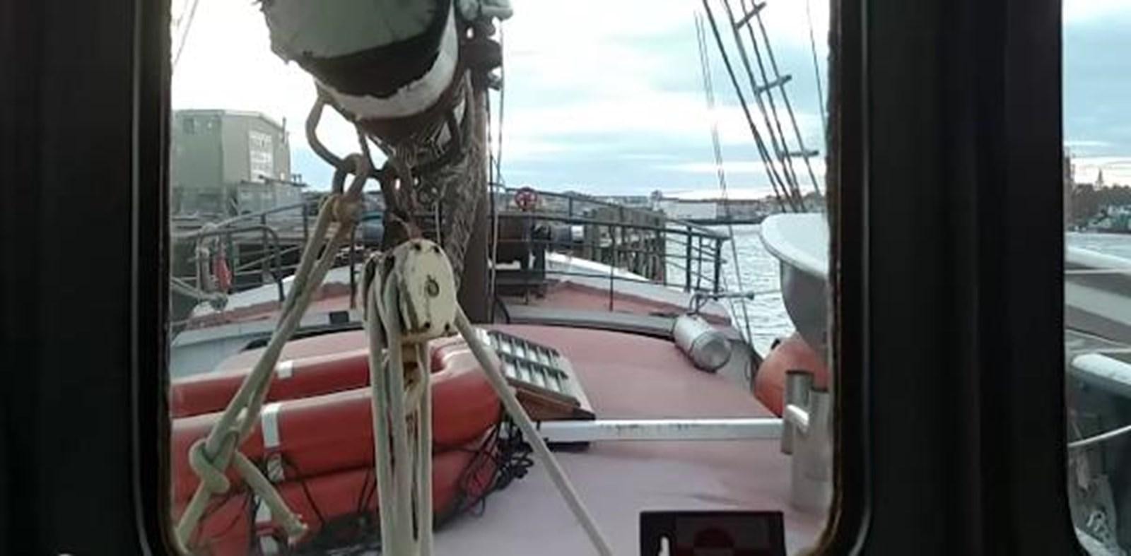 a person on a boat aboard 1963 TRAWLER DE HASS NORTH SEA, WANDERBIRD  Yacht for Sale