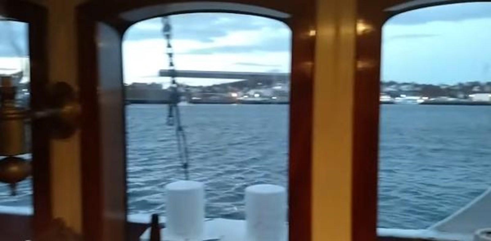 a window with a view of the ocean and the ocean aboard 1963 TRAWLER DE HASS NORTH SEA, WANDERBIRD  Yacht for Sale