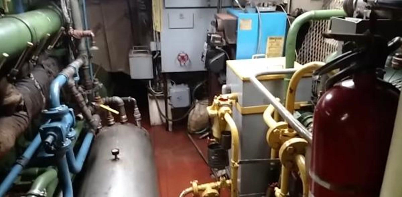 a room full of machinery aboard 1963 TRAWLER DE HASS NORTH SEA, WANDERBIRD  Yacht for Sale