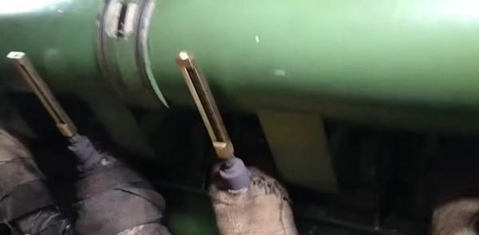 a close-up of a pipe aboard 1963 TRAWLER DE HASS NORTH SEA, WANDERBIRD  Yacht for Sale