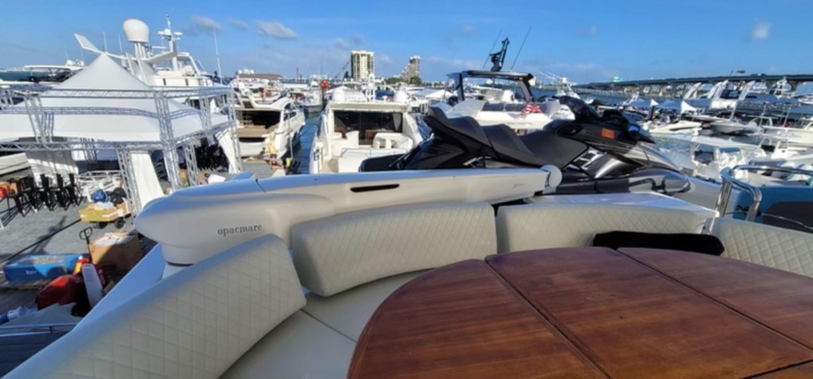 a boat in a harbor aboard THINKS 'S HIS TOO Yacht for Sale
