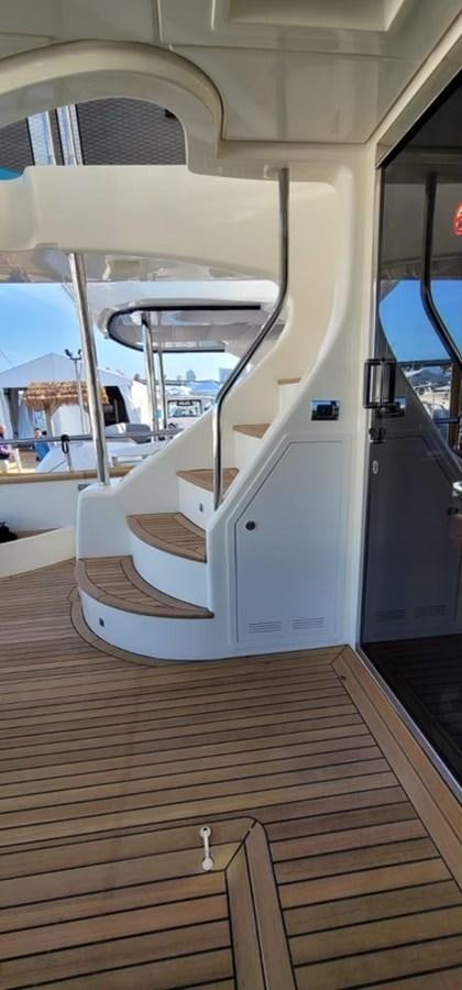 a boat on a deck aboard THINKS 'S HIS TOO Yacht for Sale