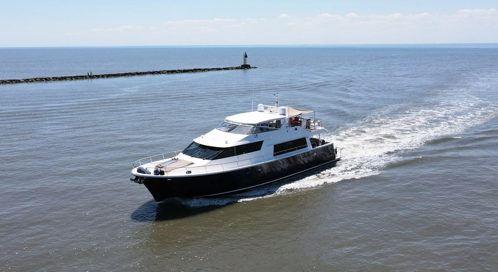 a boat on the water aboard HARBOR LADY Yacht for Sale