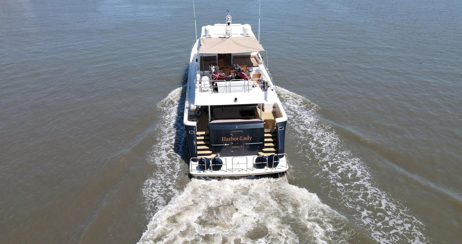 a boat on the water aboard HARBOR LADY Yacht for Sale