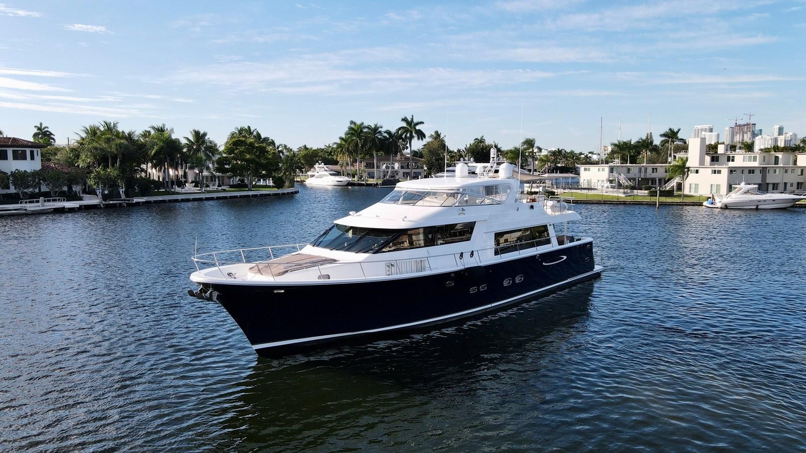 a boat on the water aboard HARBOR LADY Yacht for Sale