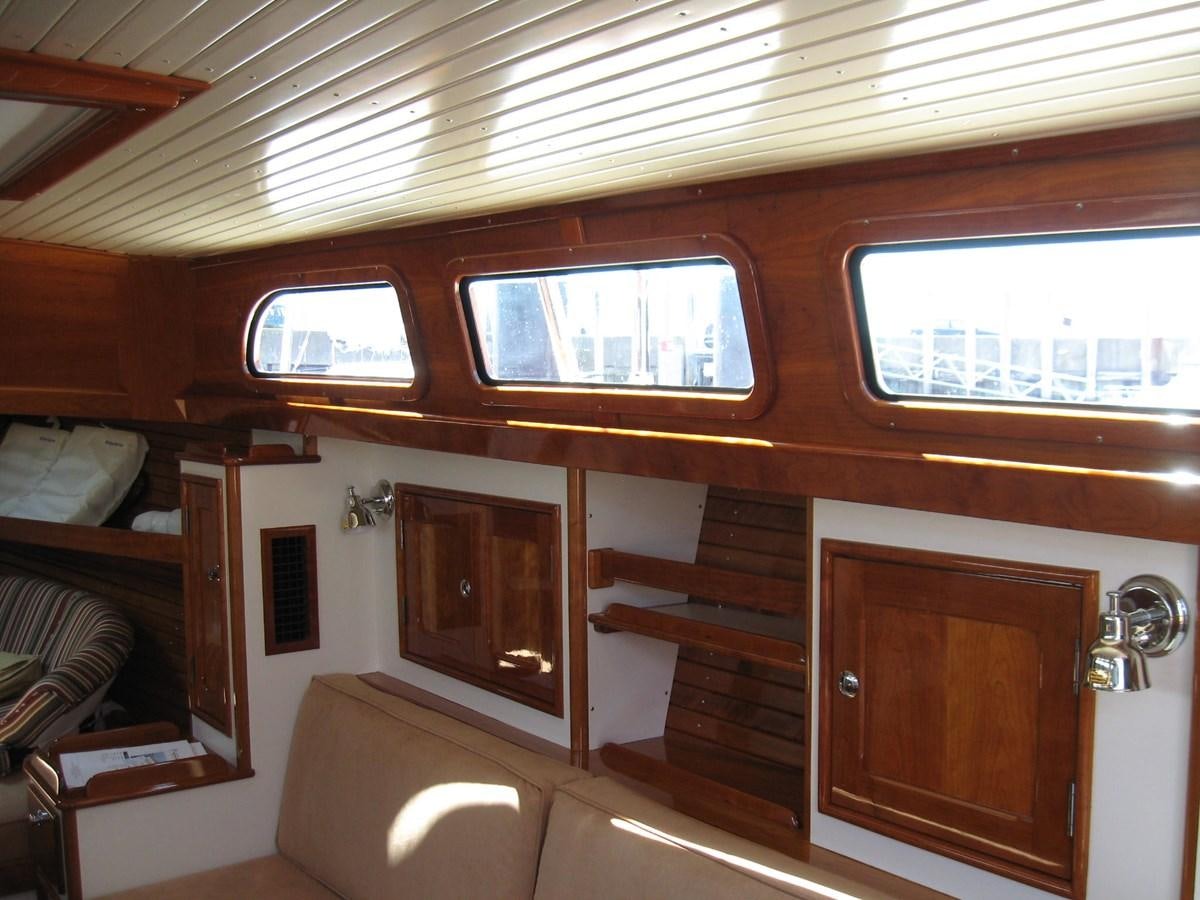 inside of a cabin aboard BOADICEA Yacht for Sale