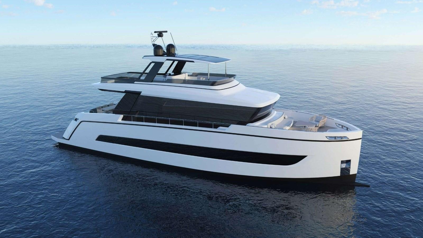 a white yacht on the water aboard 2022 MENGI YAY  Yacht for Sale