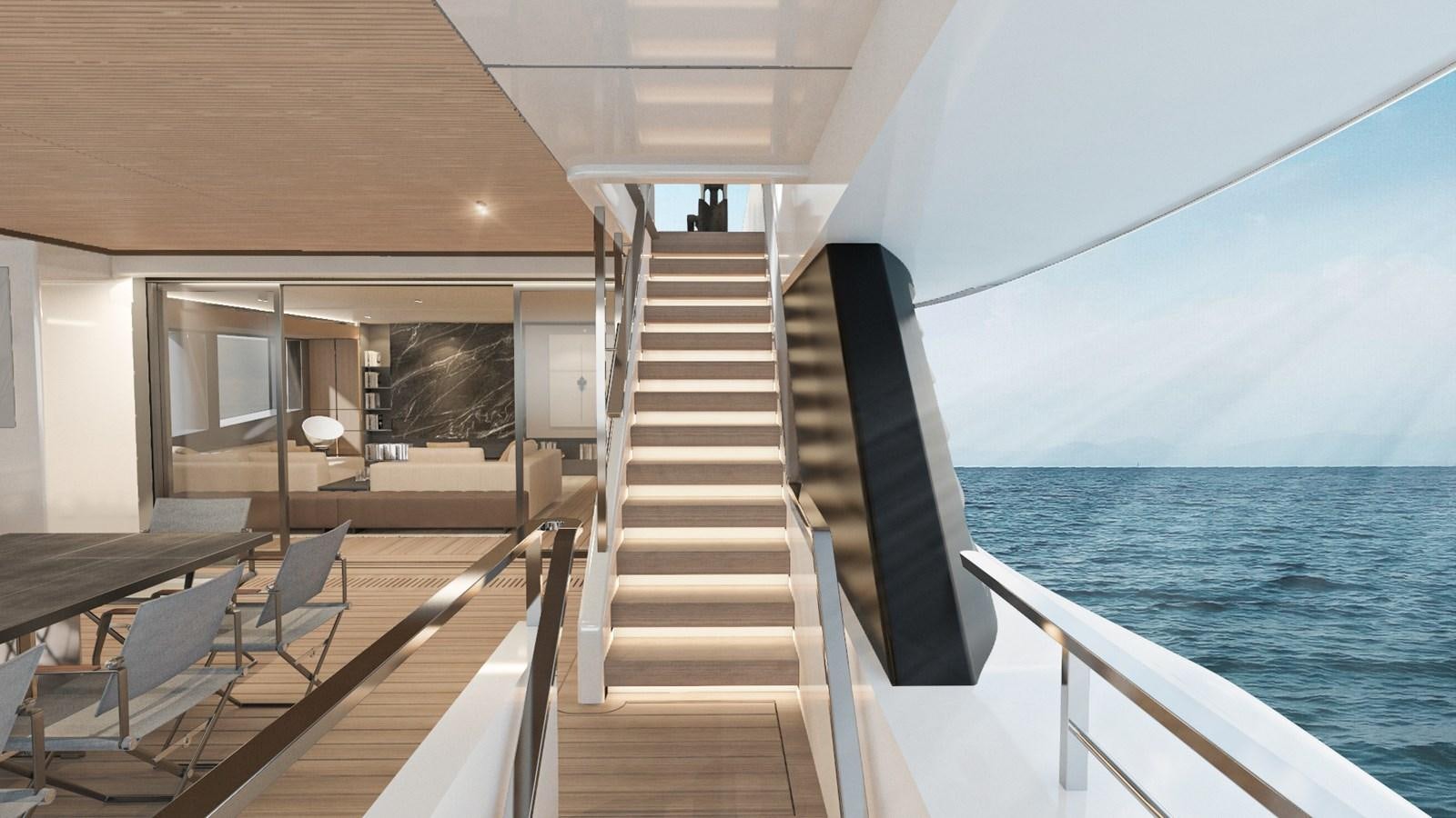 a boat on the water aboard CONRAD C144S HULL #4 Yacht for Sale