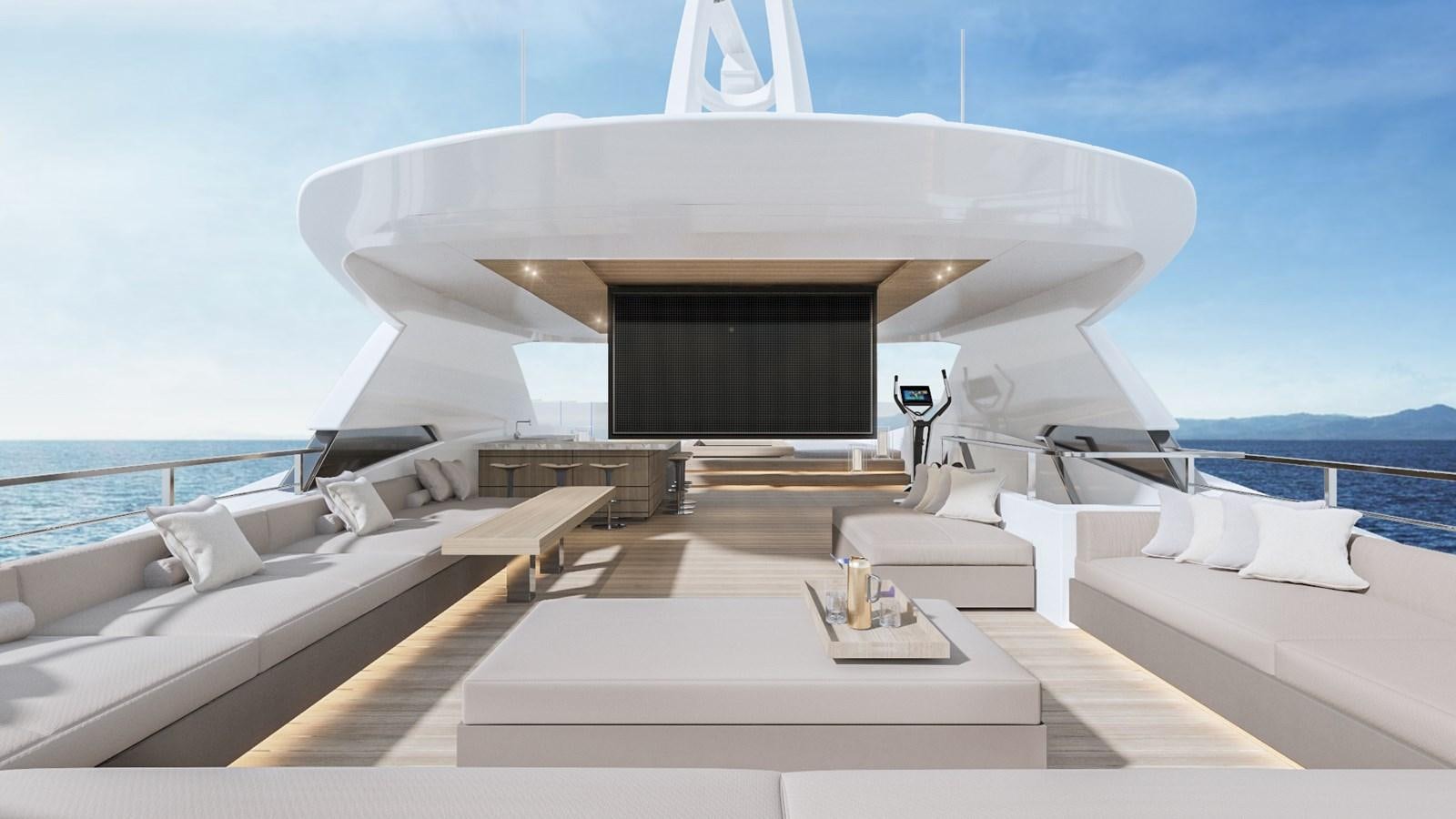 a boat on the water aboard CONRAD C144S HULL #4 Yacht for Sale