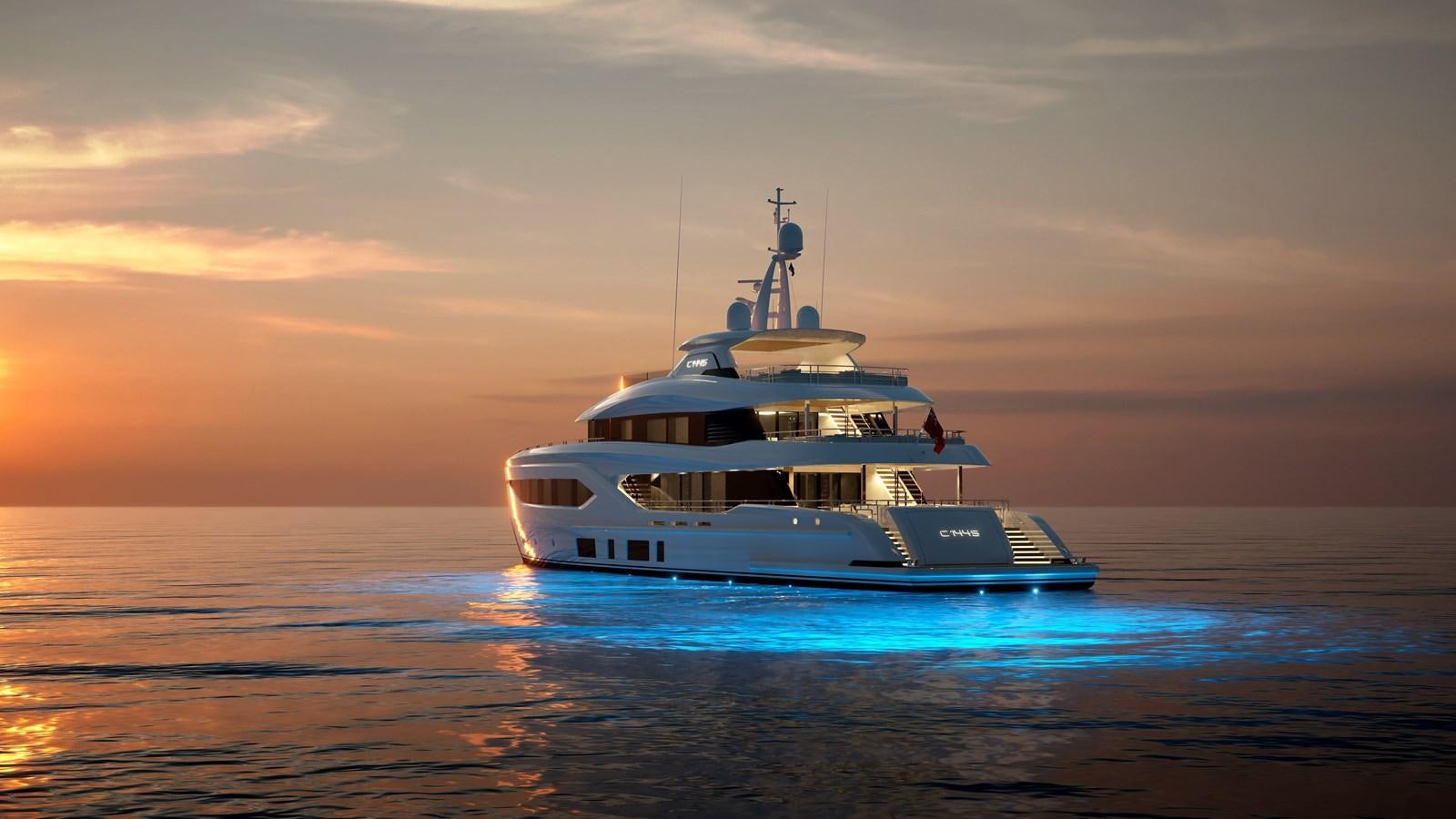 a boat on the water aboard CONRAD C144S HULL #4 Yacht for Sale