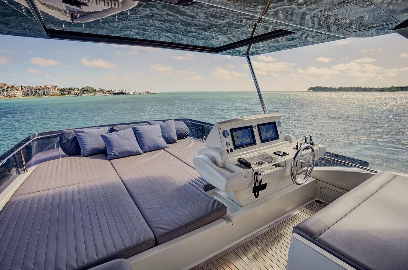 a boat on the water aboard Mojo Yacht for Sale