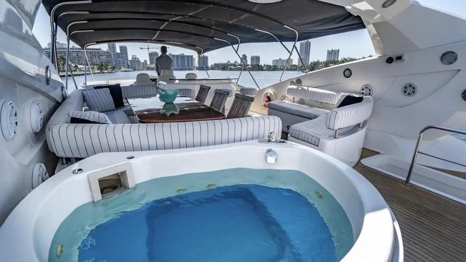 a boat with a pool aboard 94 YACHT Yacht for Sale