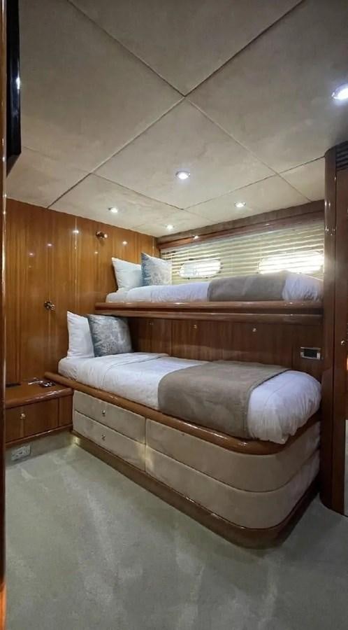 a bed in a room aboard 94 YACHT Yacht for Sale
