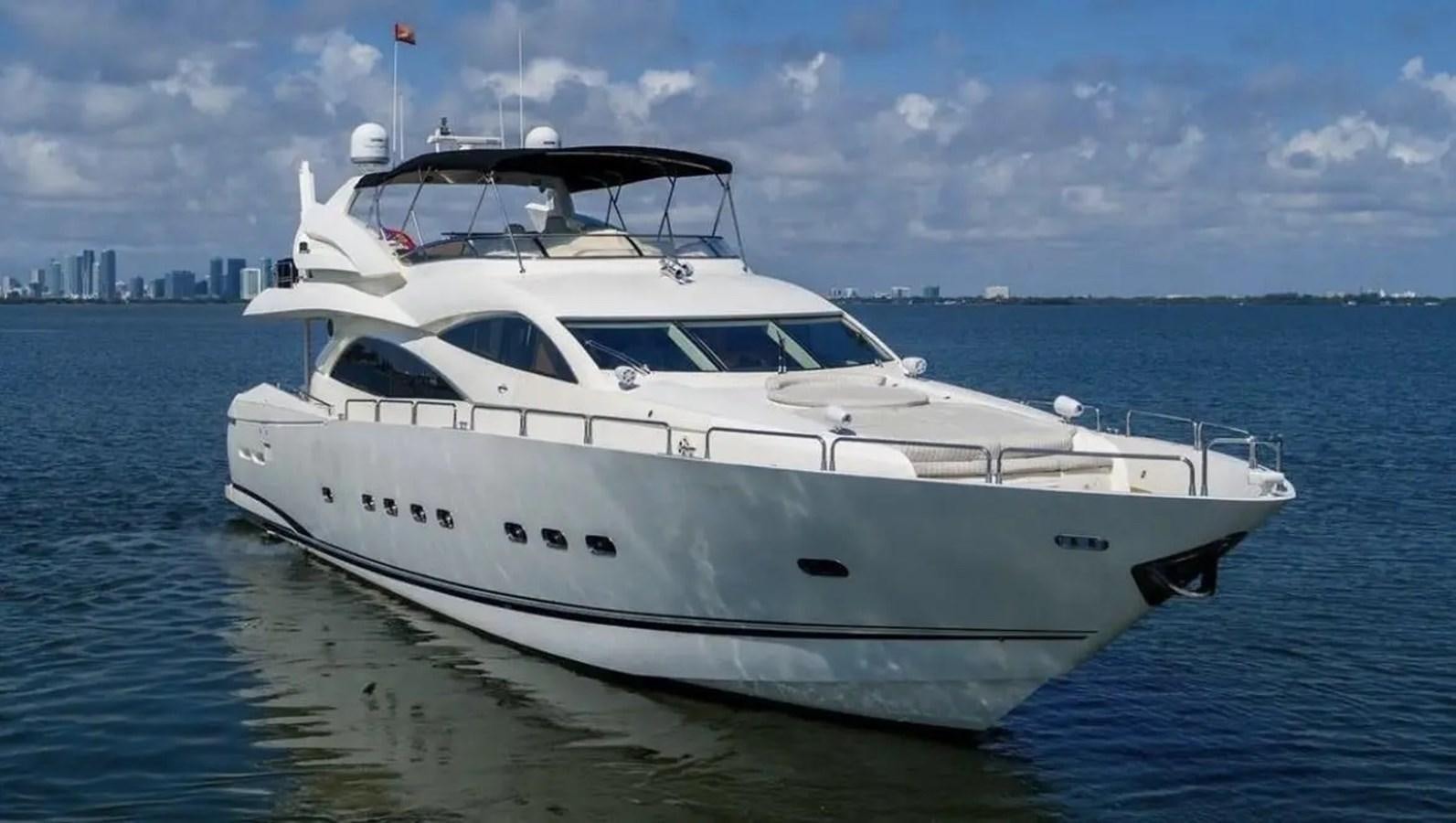 a white yacht on the water aboard 94 YACHT Yacht for Sale
