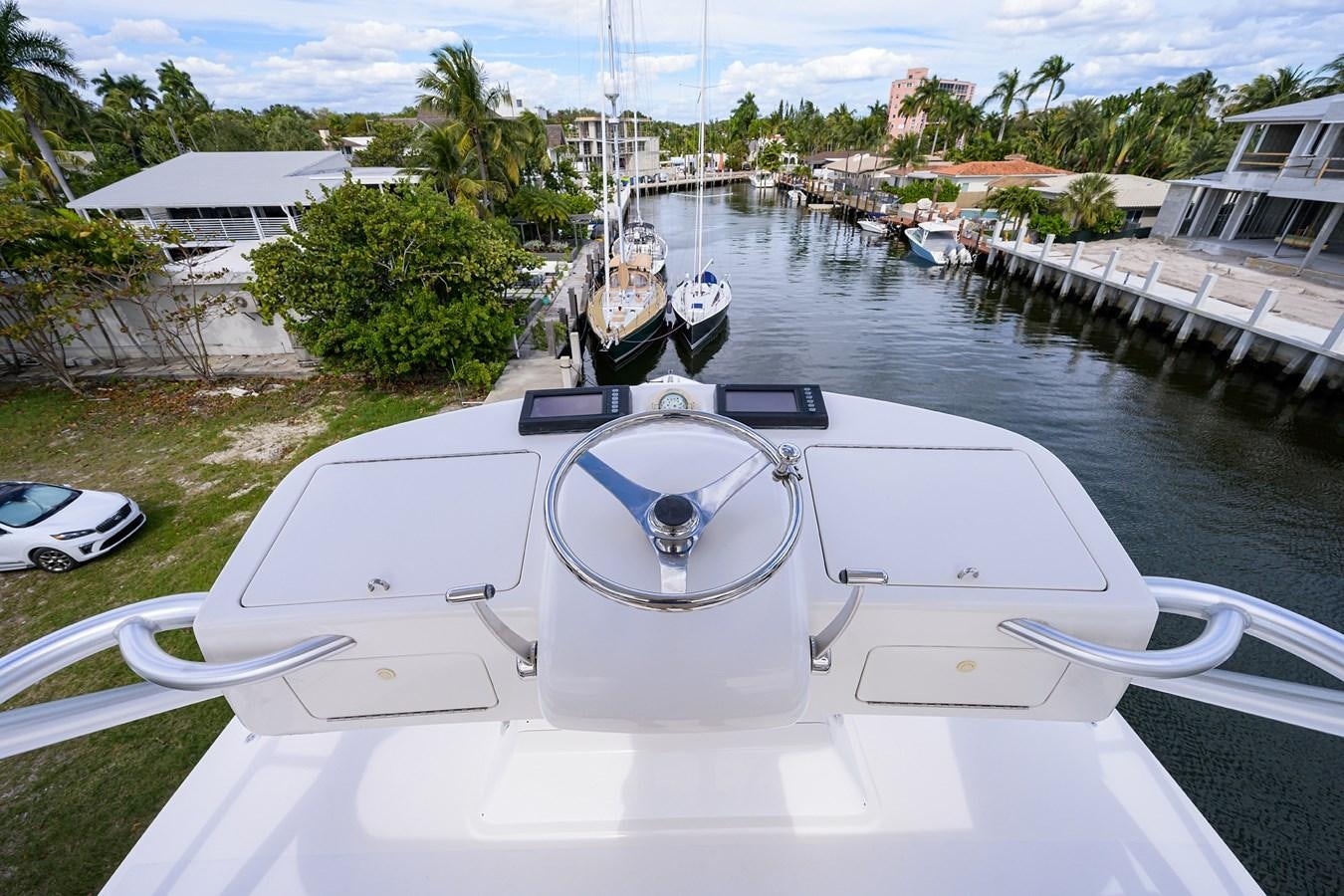 a boat docked at a pier aboard KNOT RACING Yacht for Sale