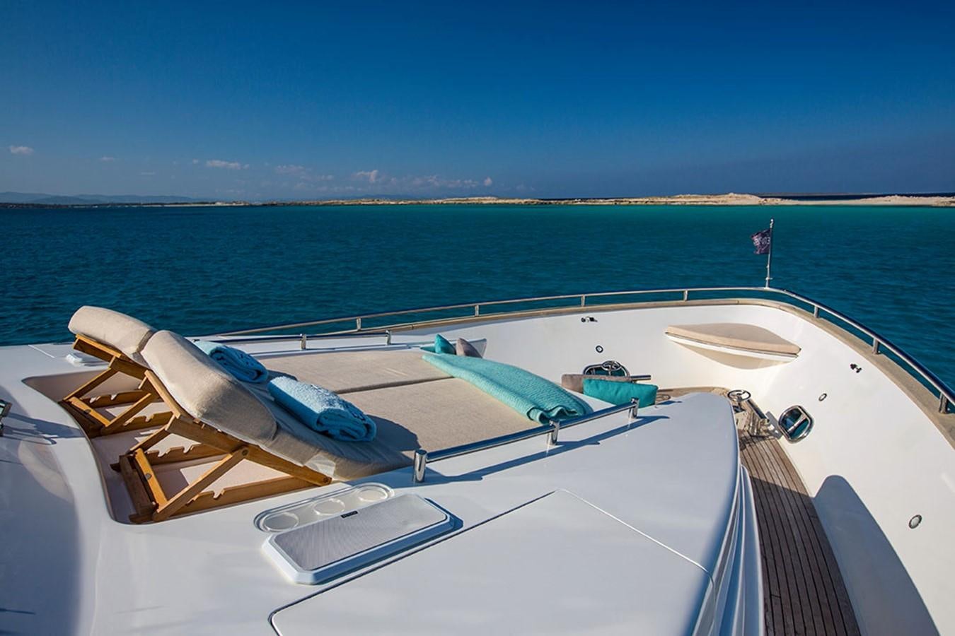a boat on the water aboard ETOUPE Yacht for Sale