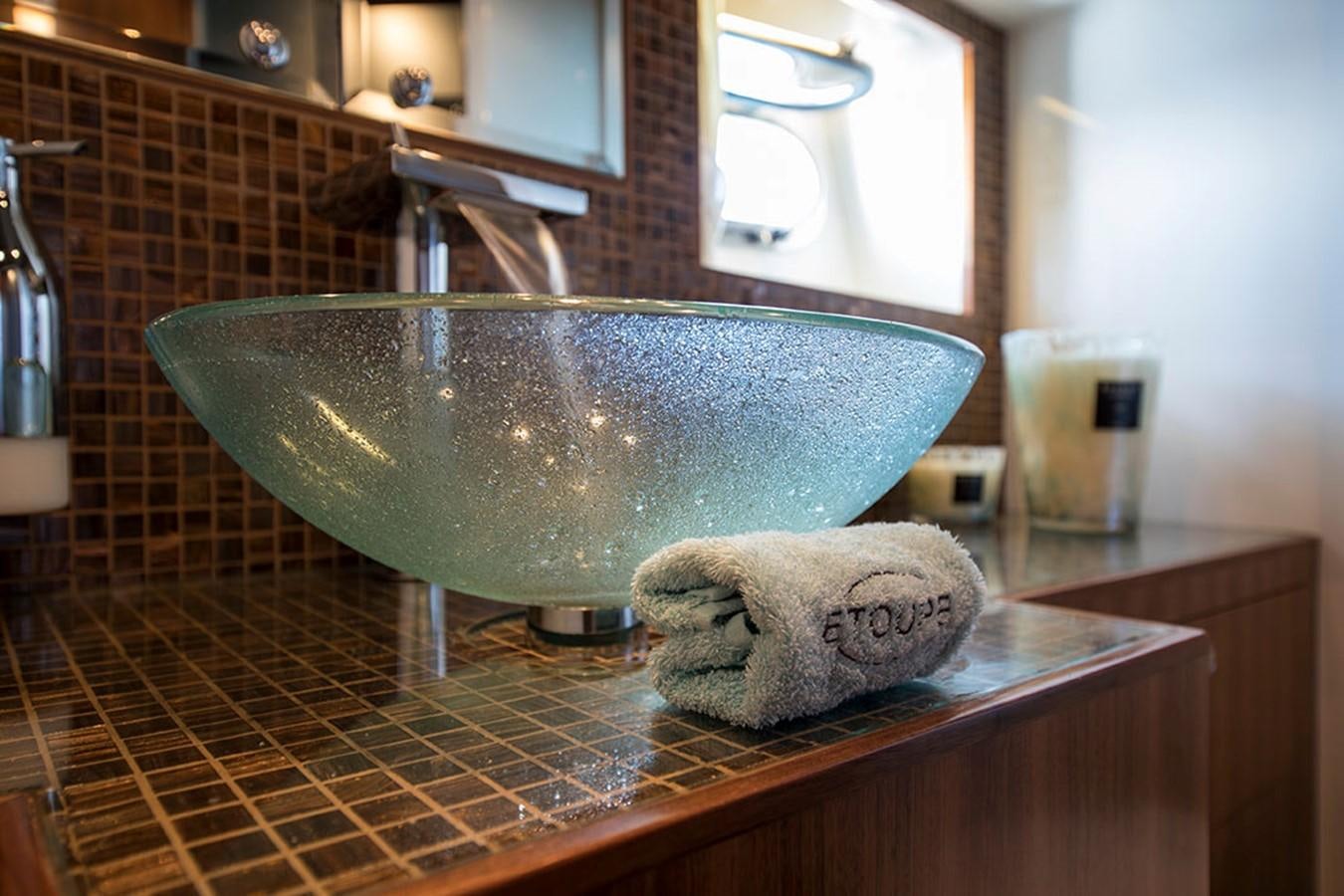 a turtle in a bowl aboard ETOUPE Yacht for Sale