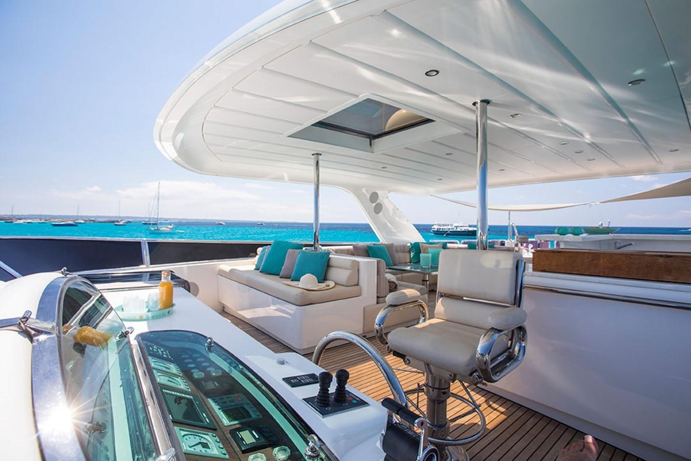 inside of a boat aboard ETOUPE Yacht for Sale