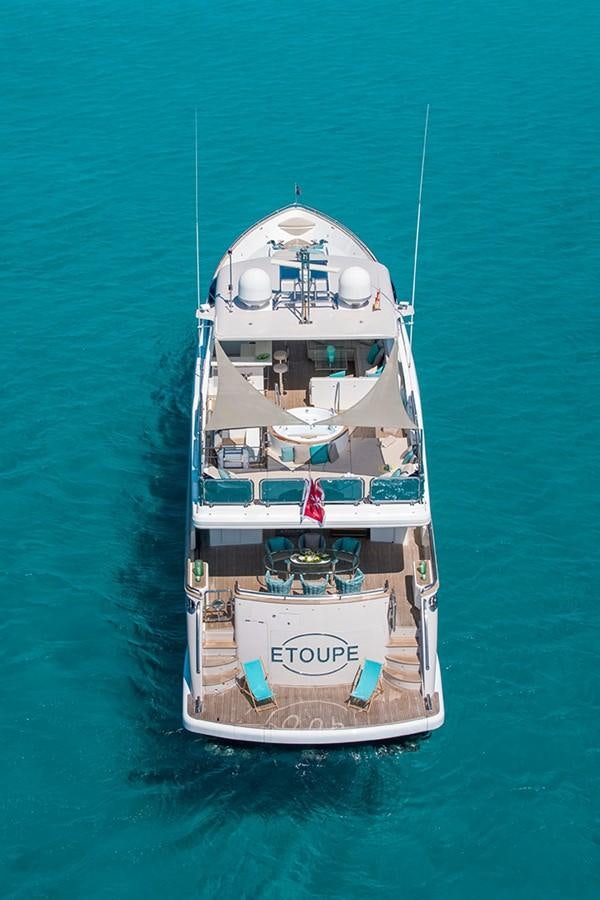 a boat on the water aboard ETOUPE Yacht for Sale