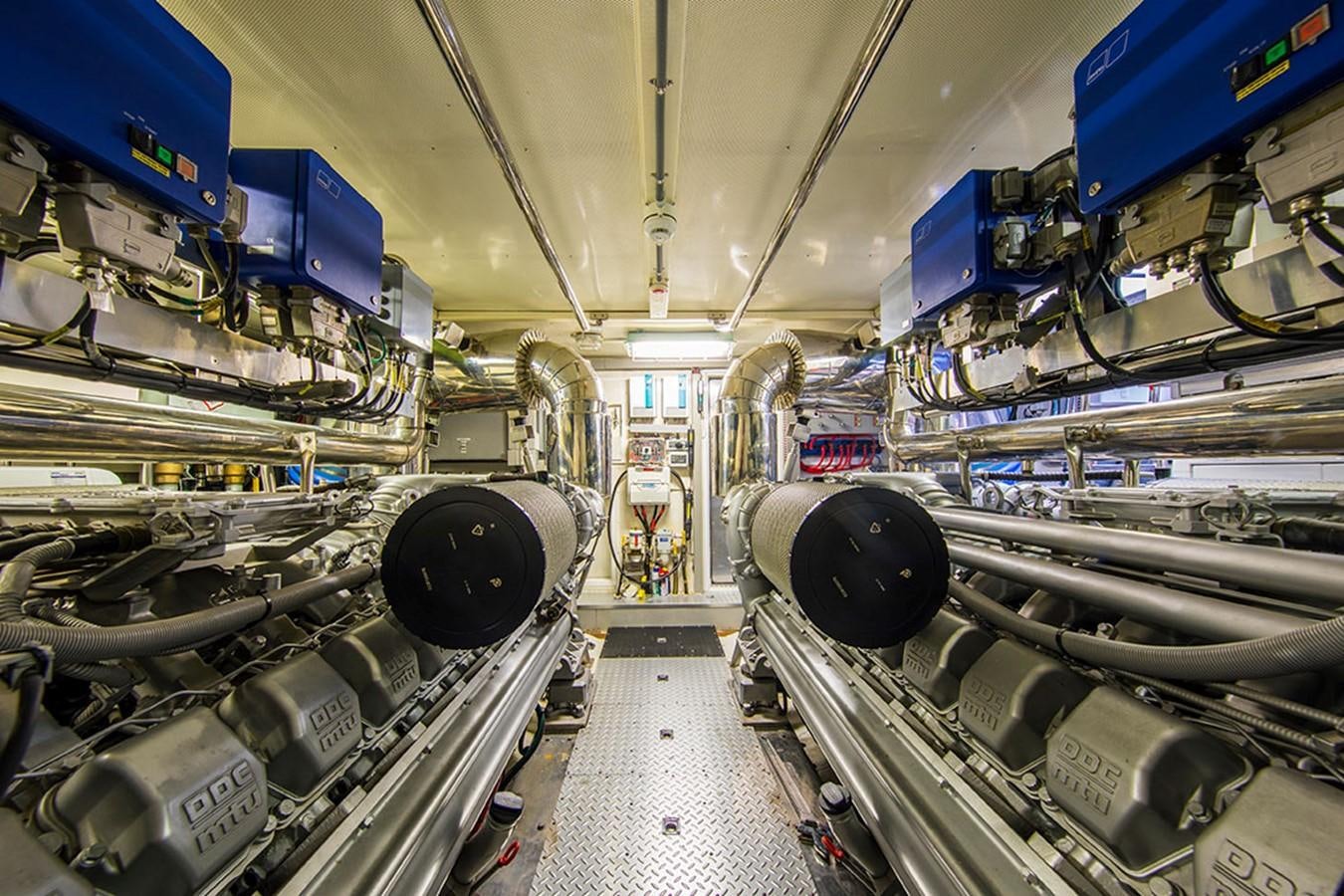 a room full of machines aboard ETOUPE Yacht for Sale