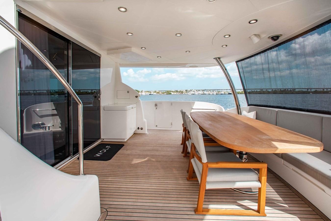 a boat on a deck aboard ISLAND SOUL Yacht for Sale