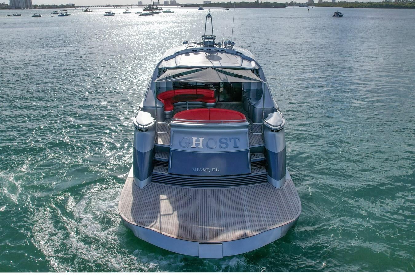 a boat in the water aboard PERSHING 88/07 Yacht for Sale